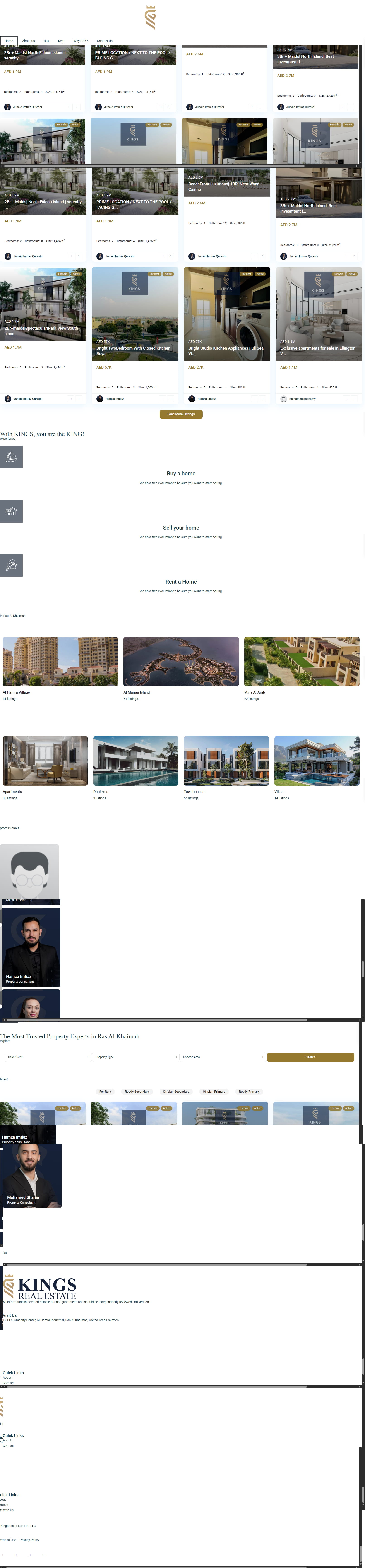 kingsre.ae / old homepage (elementor)